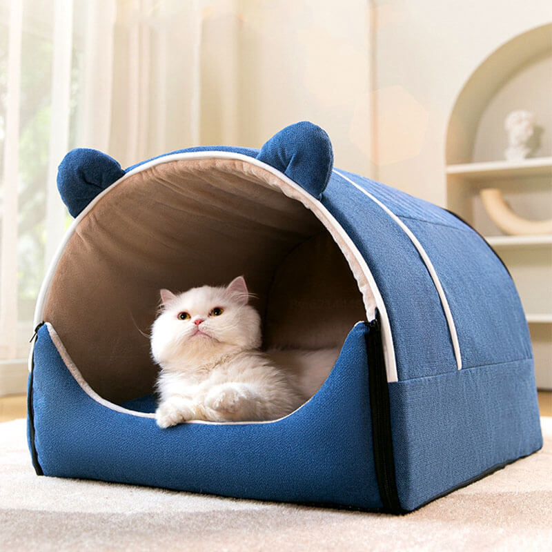 2 in 1 Cute Bear Ears Removable Dog House - Image 11