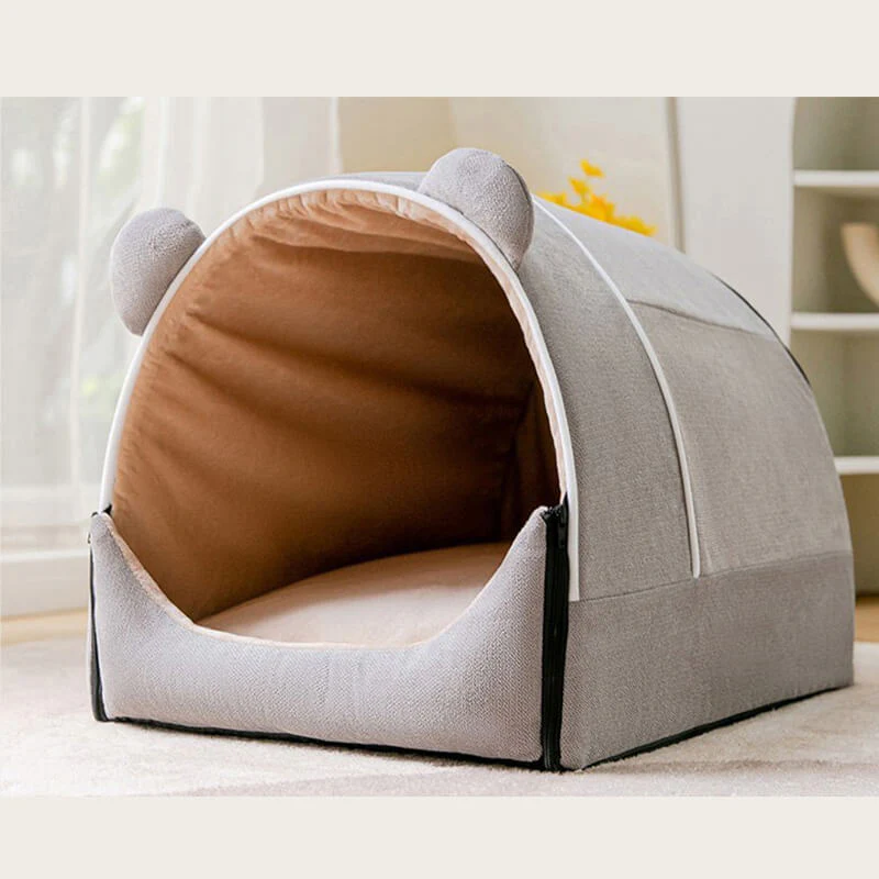 2 in 1 Cute Bear Ears Removable Dog House - Image 13