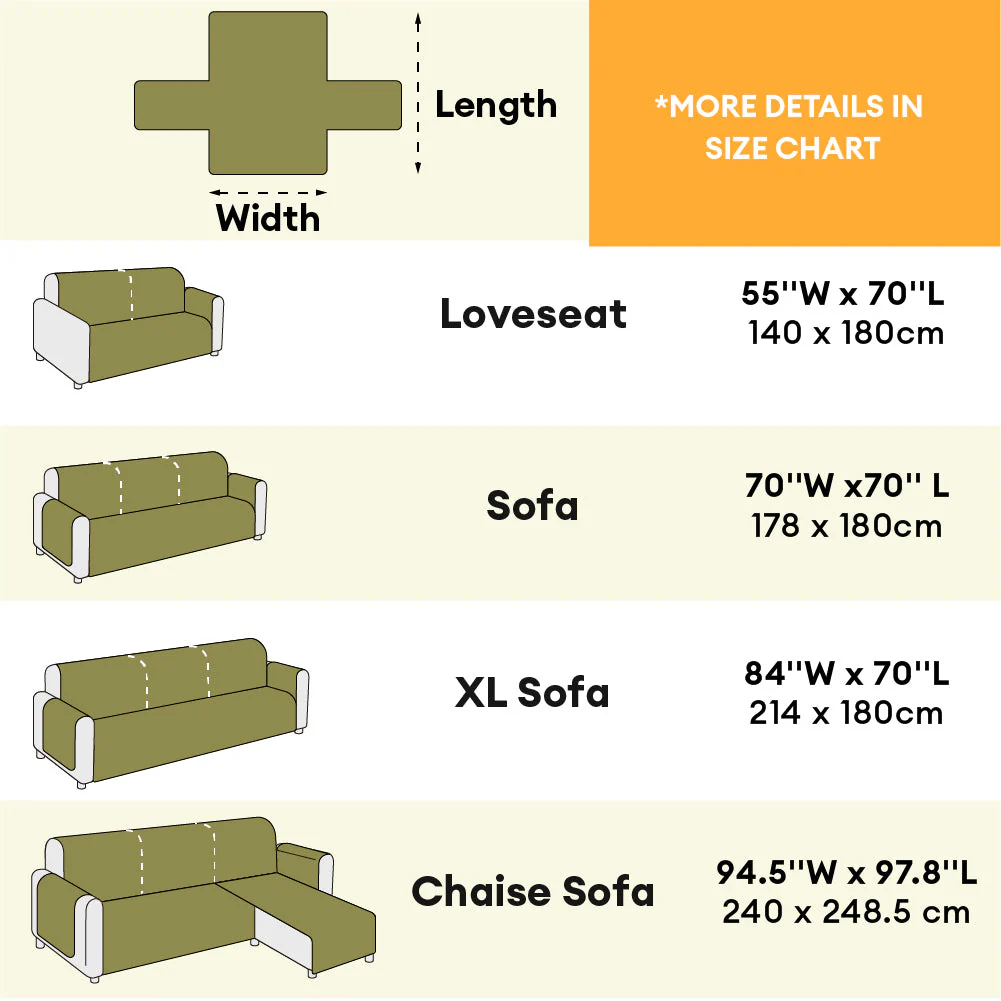 All-Season Anti-Slip Striped Pet Rug Furniture Protector with Armrest Couch Cover - Keep Still - Image 6