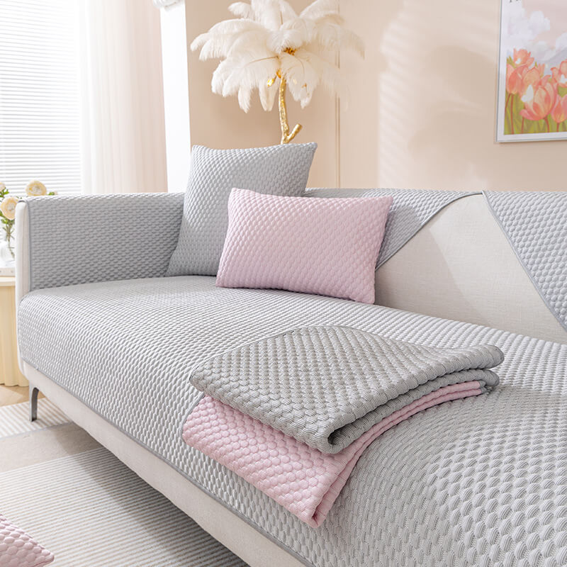 Anti-scratch Furniture Protector Washable Cooling Couch Cover - Image 3