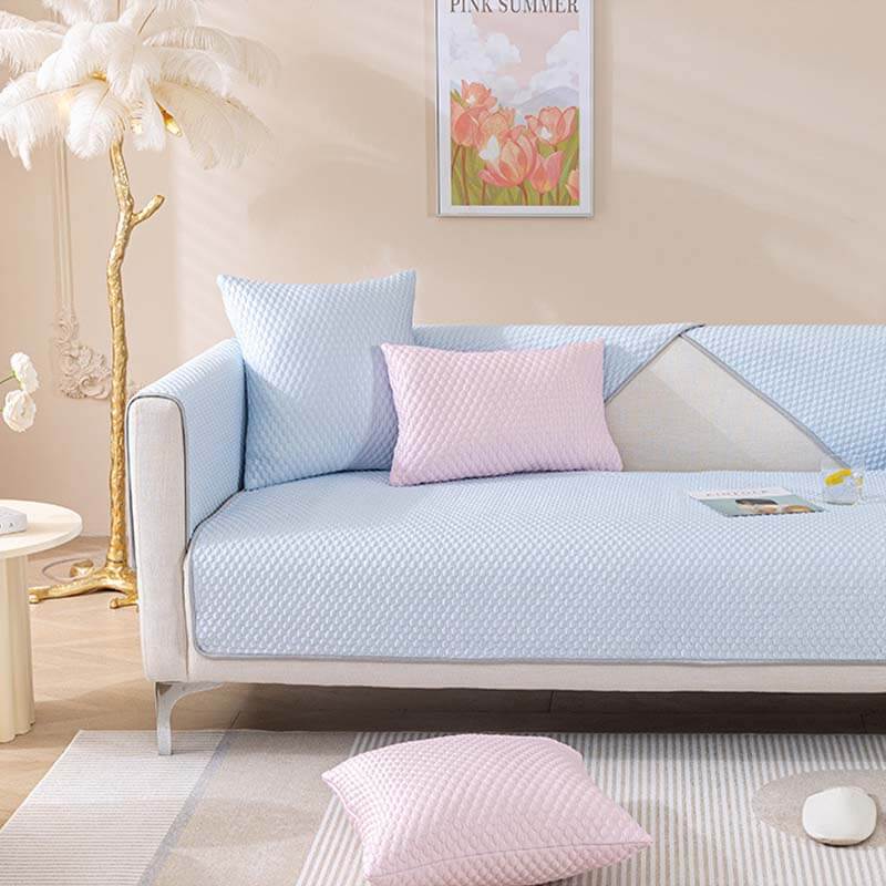 Anti-scratch Furniture Protector Washable Cooling Couch Cover - Image 4