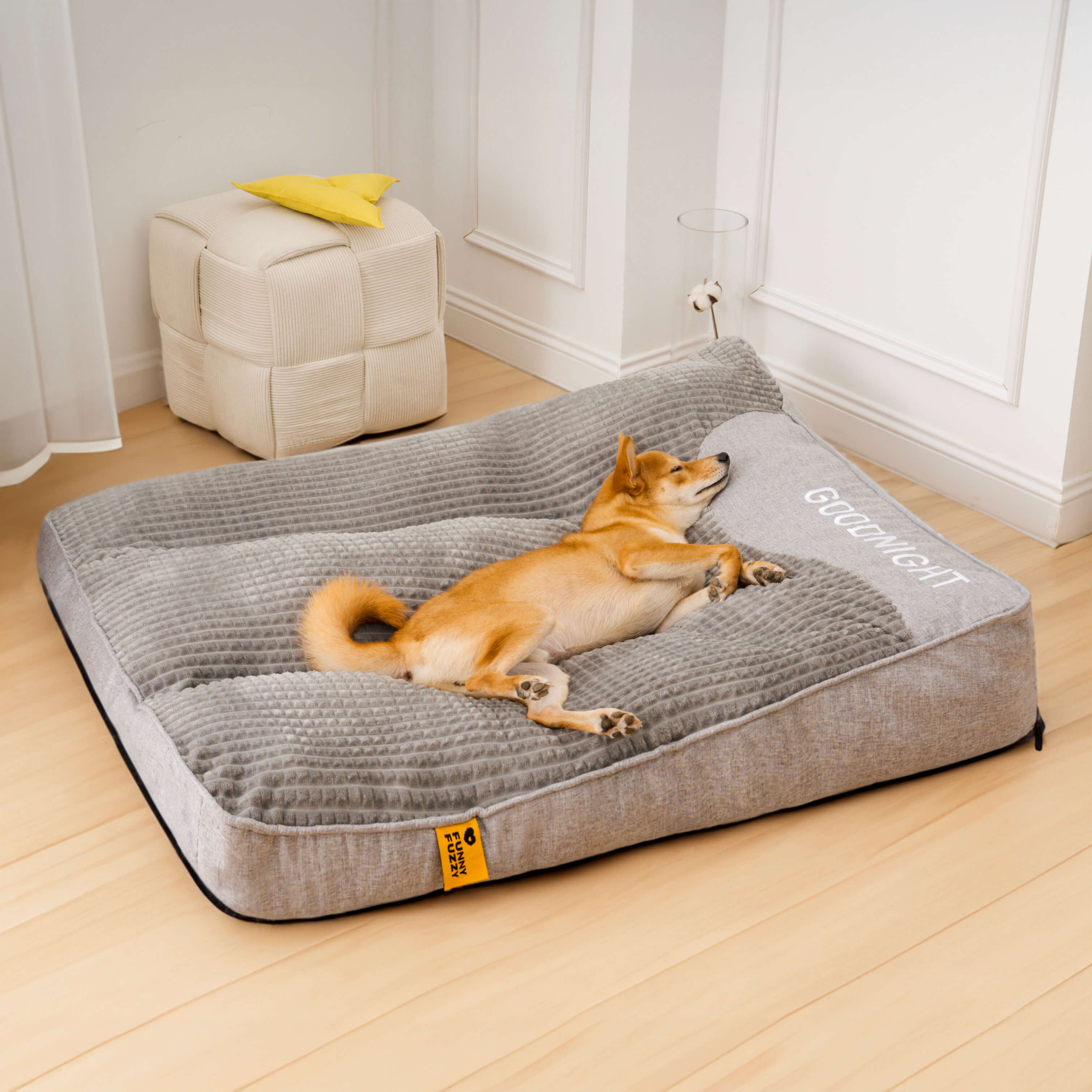 Bed Cover - Large Thick Scratch-resistant Spine Protection Dog Cushion Bed - Image 7