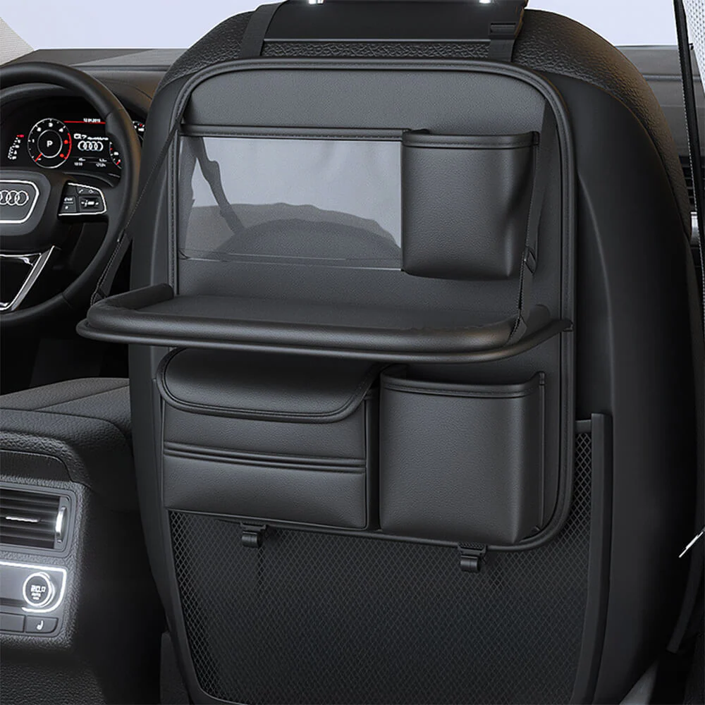 Car Backseat Foldable Organizer with Tray Table - Image 11