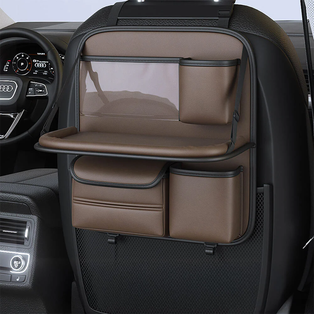 Car Backseat Foldable Organizer with Tray Table - Image 12