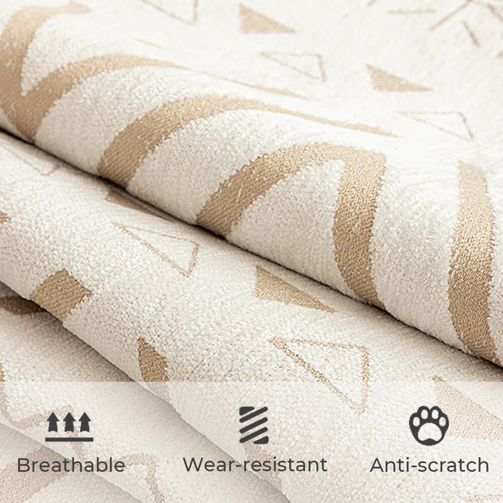 Chenille Fabric Breathable Wear-Resistant Sofa Decorative Sectional Couch Cover - Image 3