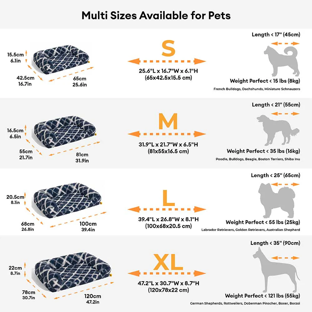 Classic Plaid Orthopedic Bolster Dog Sofa Bed - Cozy Comfort - Image 17