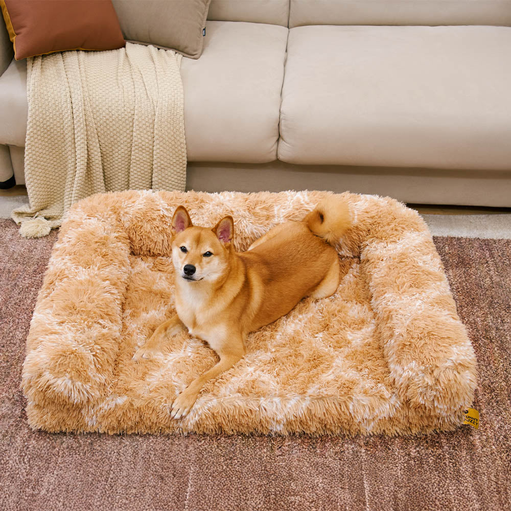 Classic Plaid Orthopedic Bolster Dog Sofa Bed - Cozy Comfort - Image 8