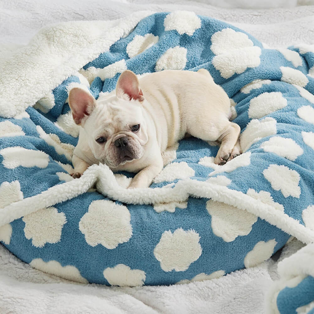 Cloud Flocked Waterproof Multi-Functional Sherpa Dog Blanket - Image 13