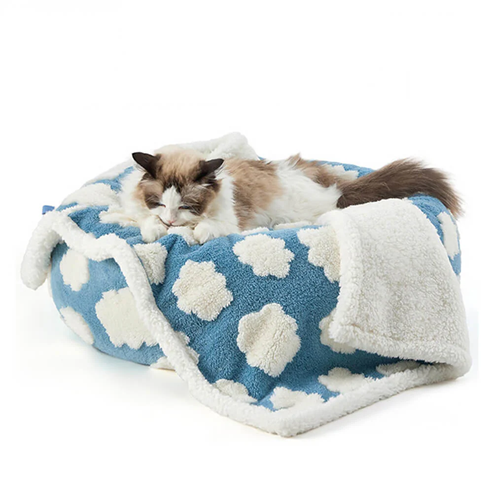 Cloud Flocked Waterproof Multi-Functional Sherpa Dog Blanket - Image 14