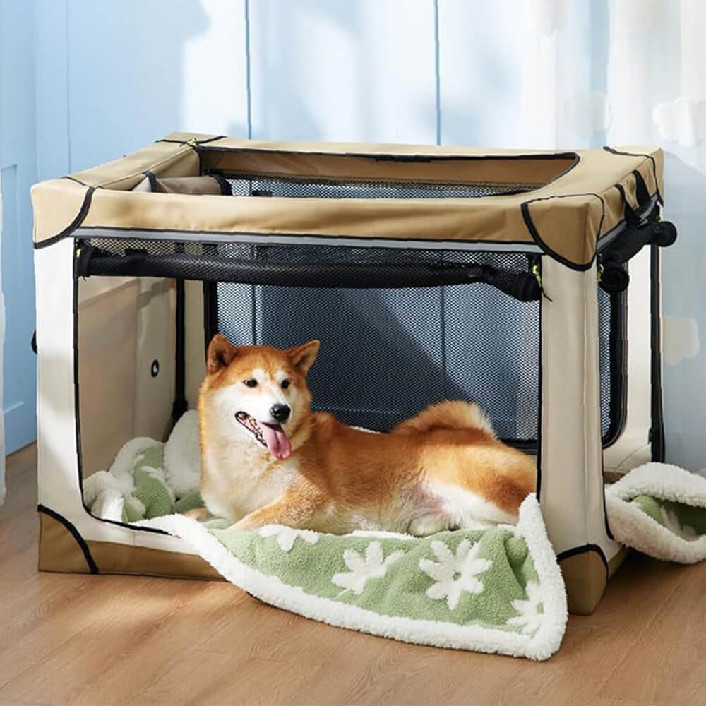 Cloud Flocked Waterproof Multi-Functional Sherpa Dog Blanket - Image 6