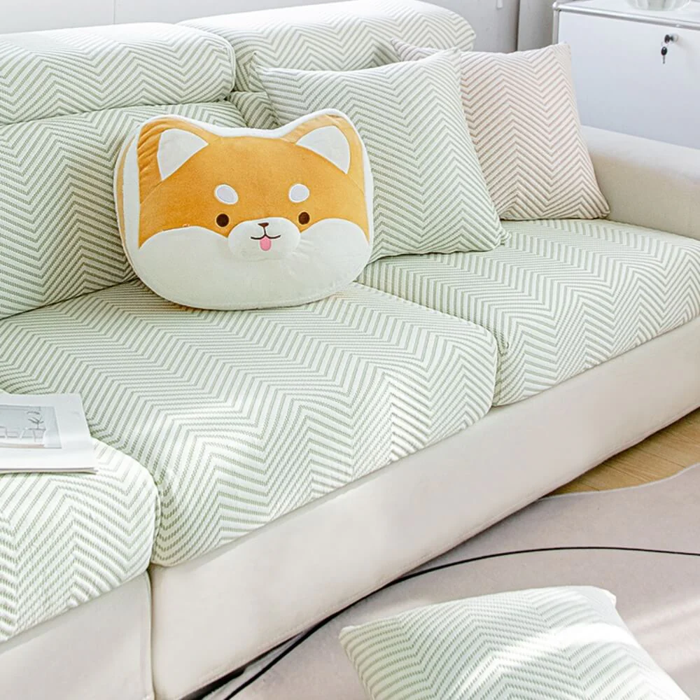 Cooling Ice Silk Stretch Full Wrap Sofa Protection Magic Couch Cover - Image 9
