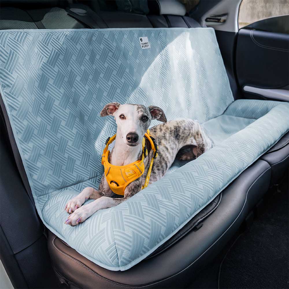 Cooling Travel Bolster Safety Back Seat Large Dog Car Seat Bed - Chill Rover - Image 12
