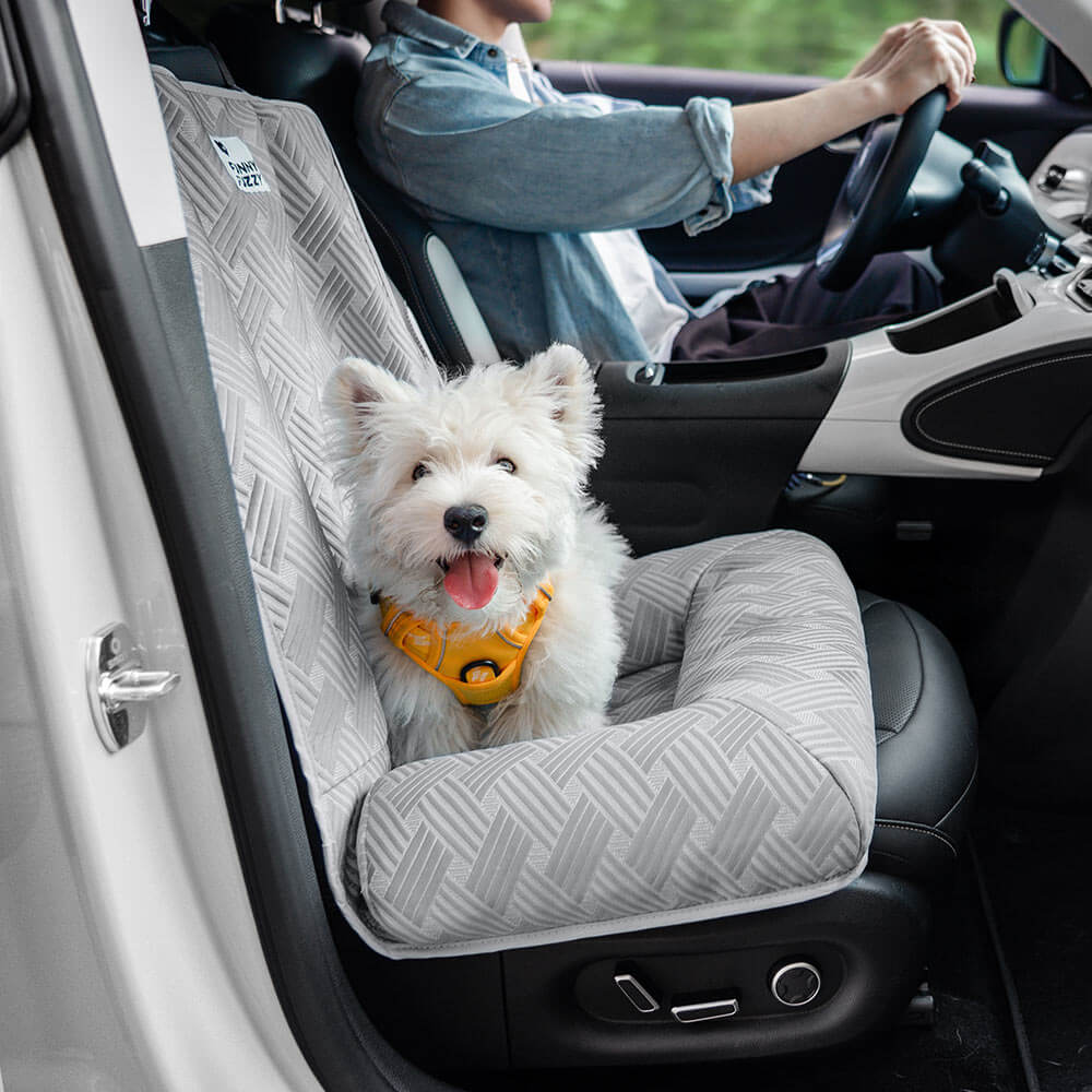 Cooling Travel Bolster Safety Back Seat Large Dog Car Seat Bed - Chill Rover - Image 15