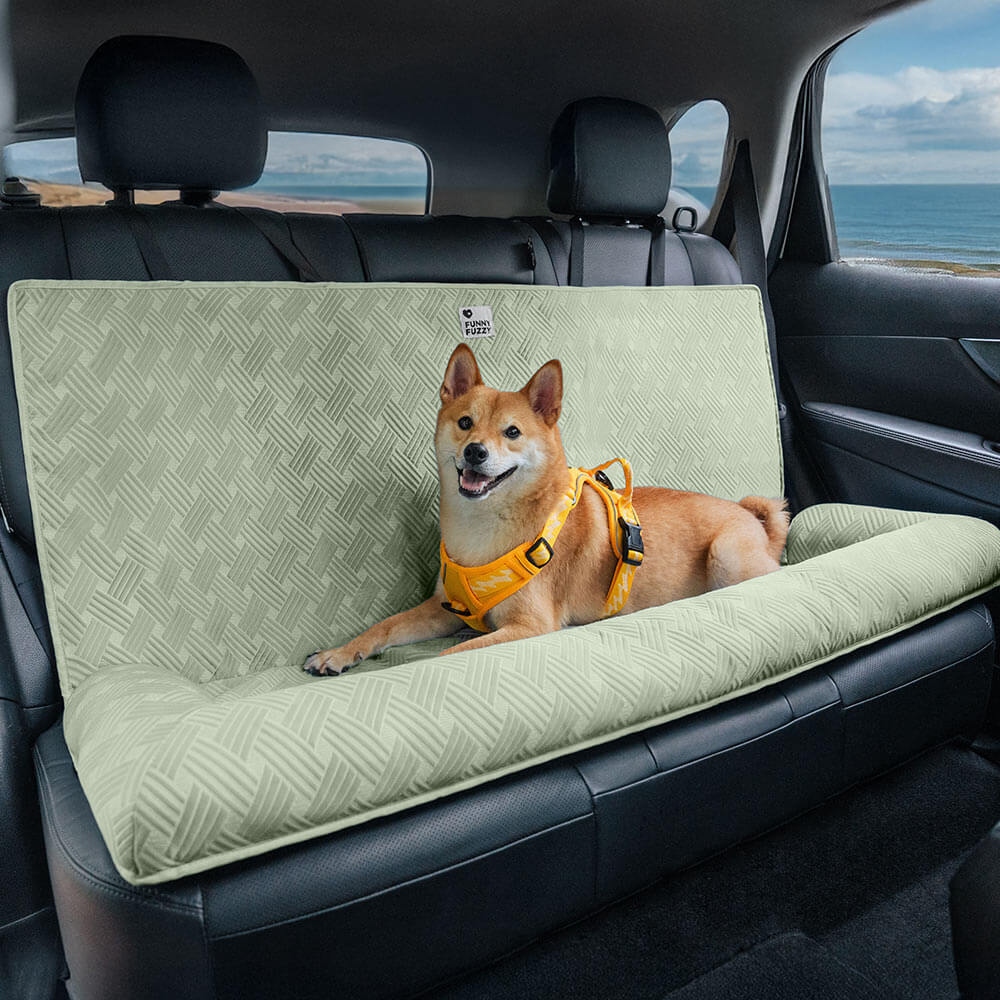 Cooling Travel Bolster Safety Back Seat Large Dog Car Seat Bed - Chill Rover - Image 18