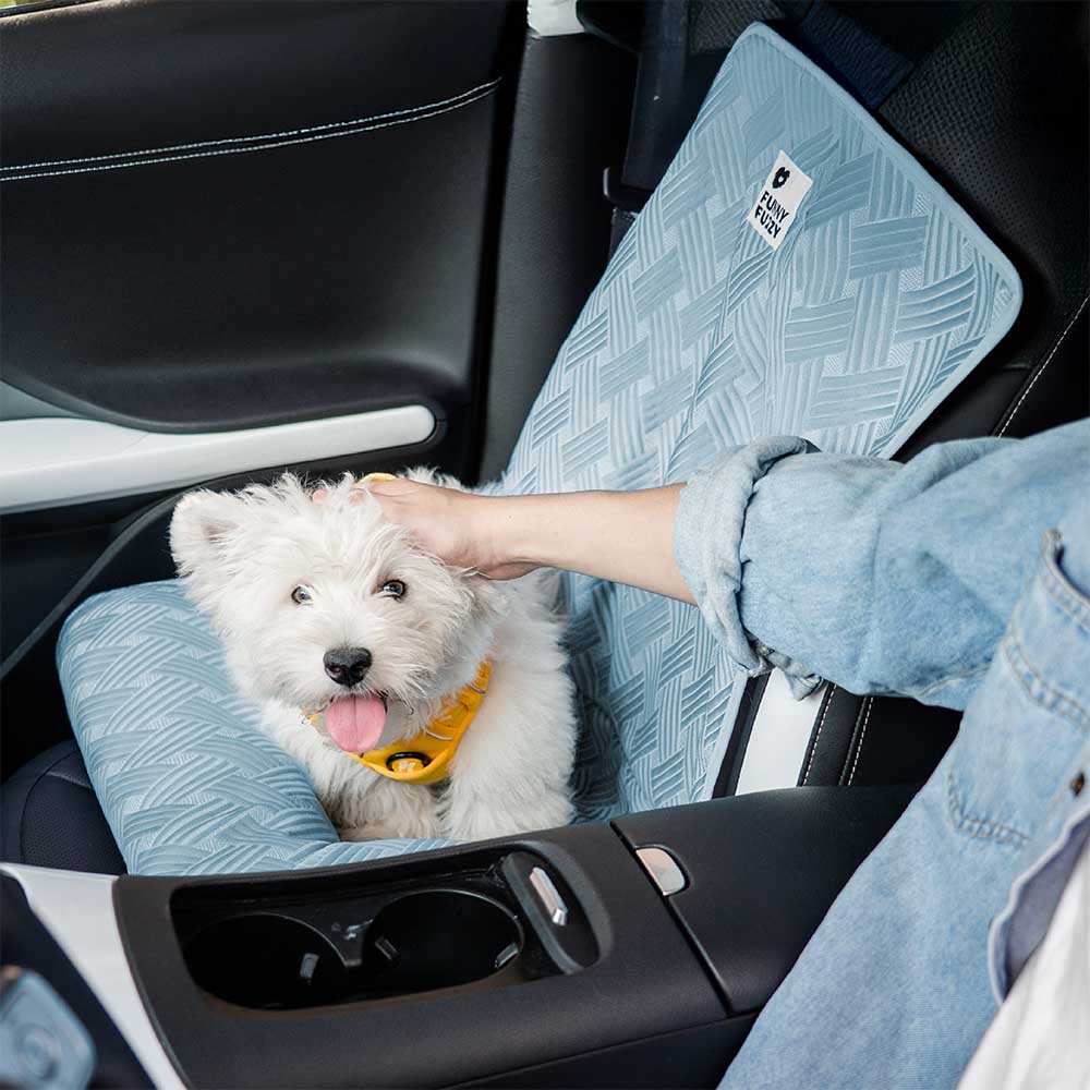 Cooling Travel Bolster Safety Back Seat Large Dog Car Seat Bed - Chill Rover - Image 9