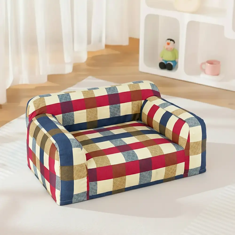 Cotton Canvas Fabric Breathable Scratch-Resistant Dog Sofa Bed - Image 2