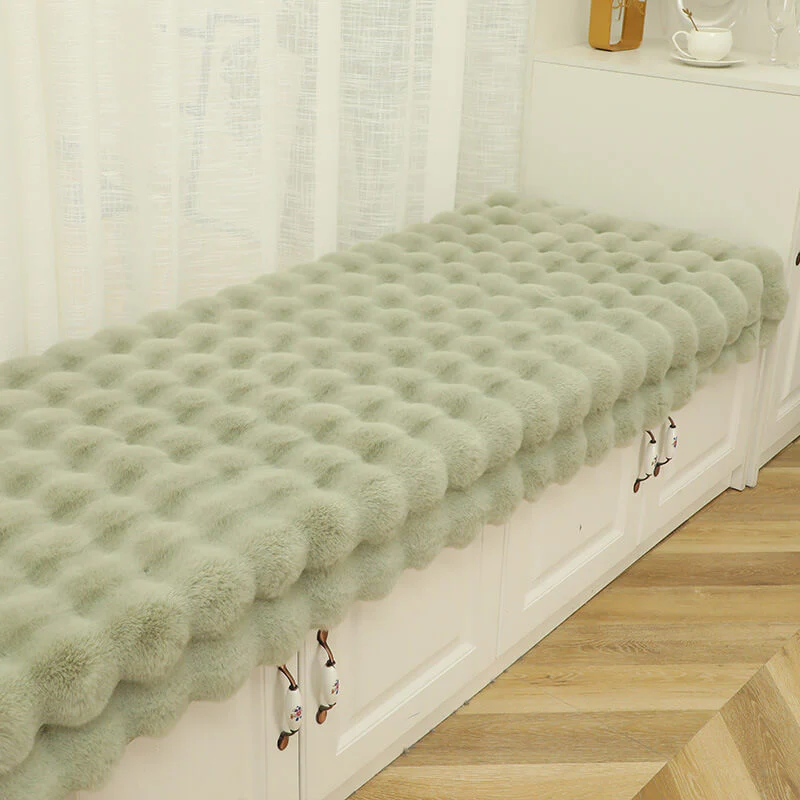 Cozy Plush Solid Colour Non-slip Couch Cover - Image 16