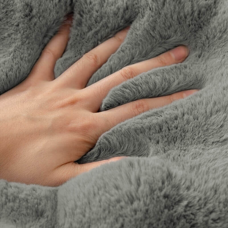 Cozy Plush Solid Colour Non-slip Couch Cover - Image 5