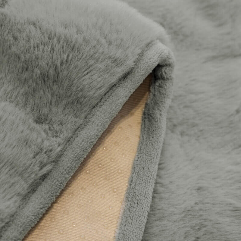 Cozy Plush Solid Colour Non-slip Couch Cover - Image 9
