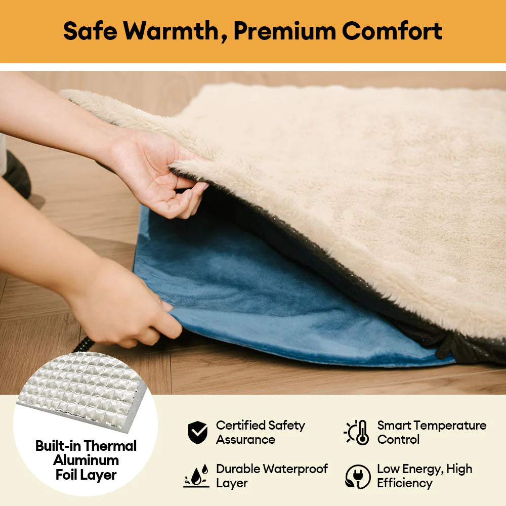 Cozy Plush Warm Washable and Portable Pet Mat - ThermoPad - Image 3
