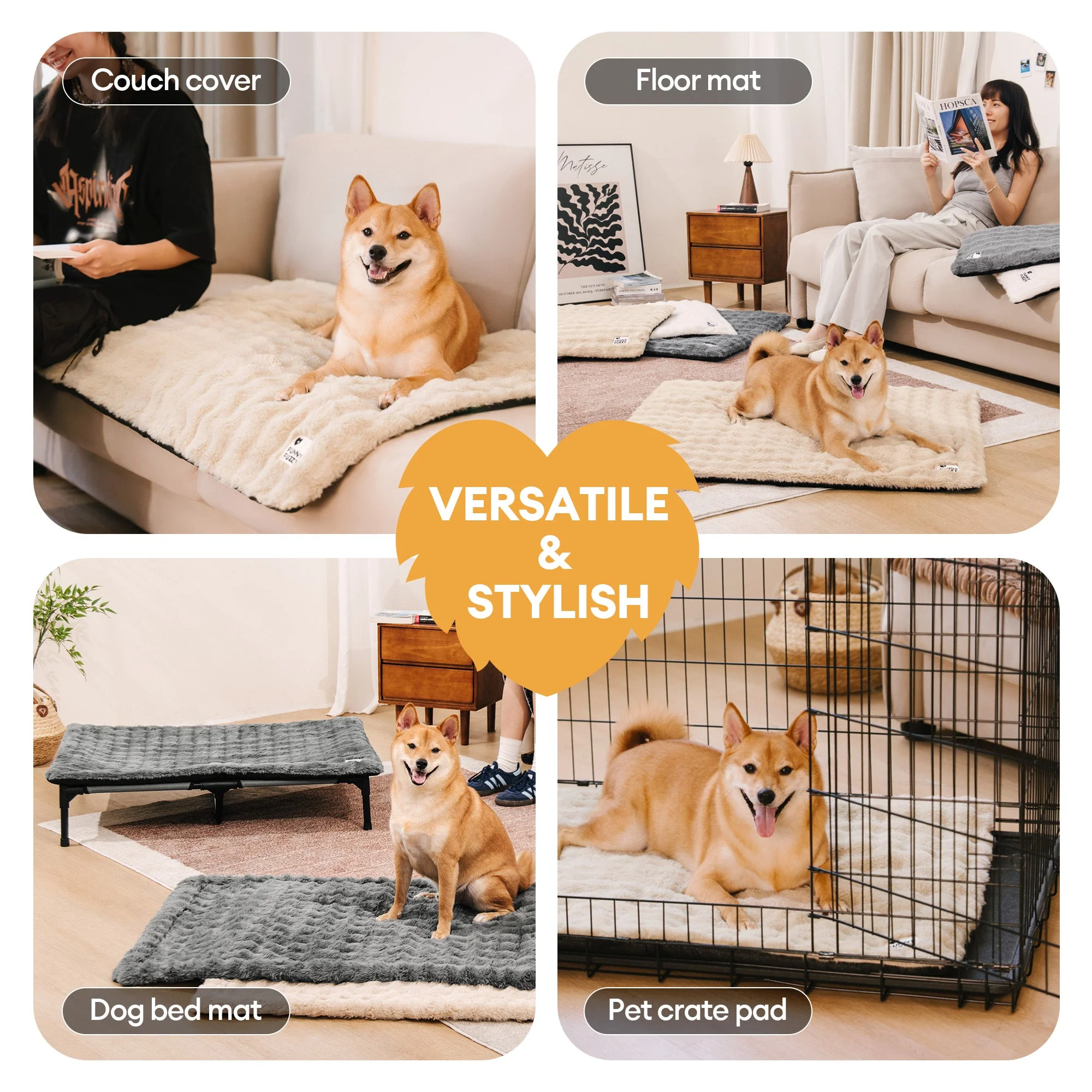 Cozy Plush Warm Washable and Portable Pet Mat - ThermoPad - Image 8