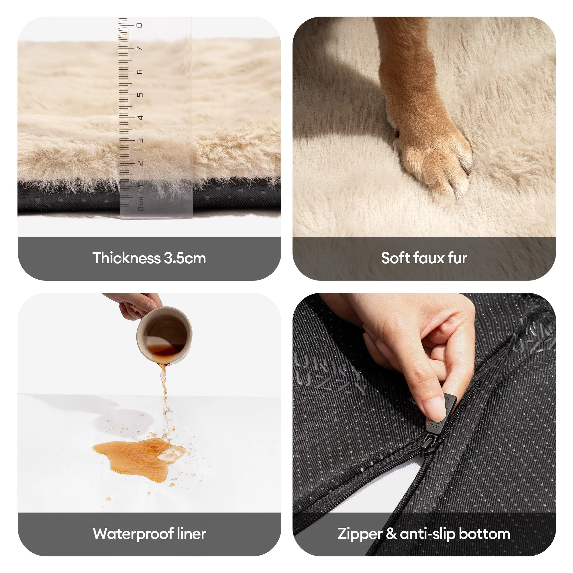 Cozy Plush Warm Washable and Portable Pet Mat - ThermoPad - Image 9