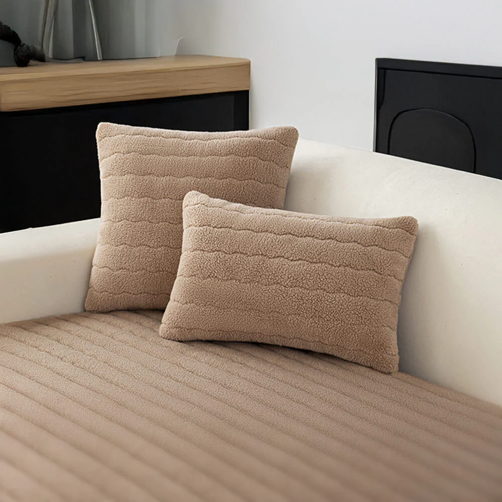 Creamy Soft Breathable Lambskin Couch Cover - Image 6