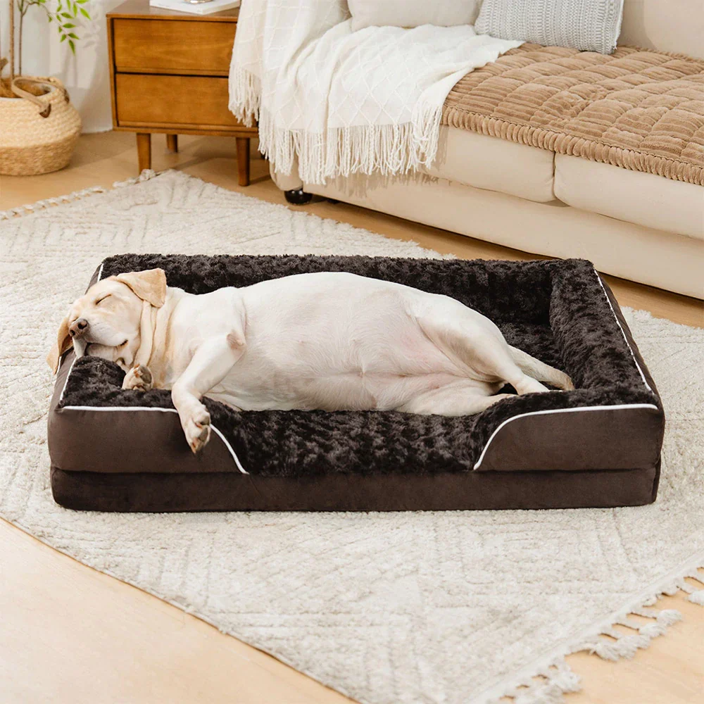 Detachable Water-Repellent Full Surround Support Orthopedic Dog Bed - Image 14