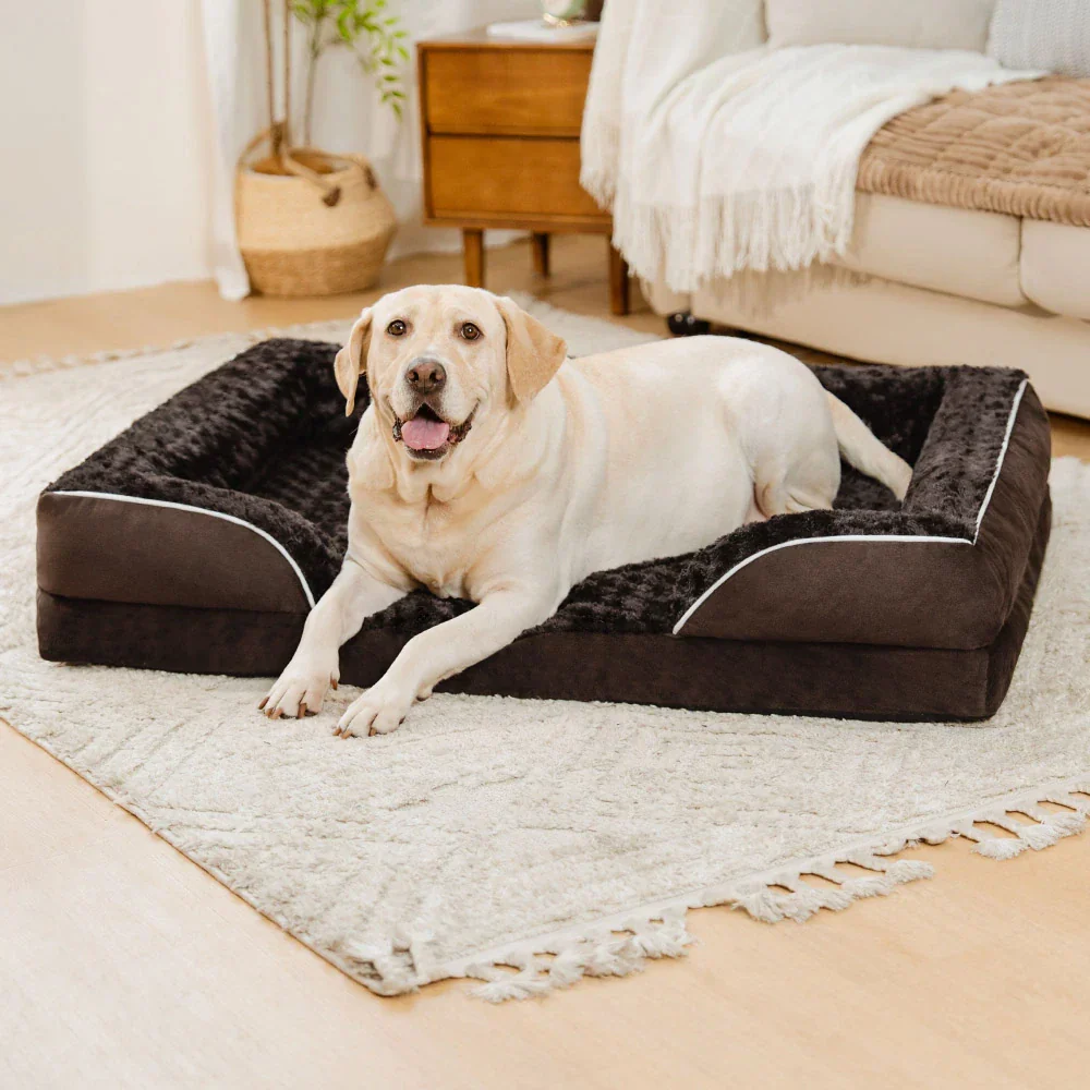 Detachable Water-Repellent Full Surround Support Orthopedic Dog Bed - Image 15
