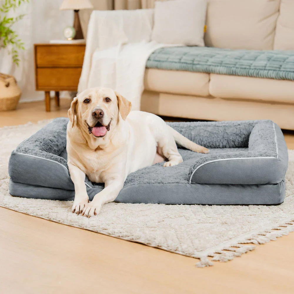 Detachable Water-Repellent Full Surround Support Orthopedic Dog Bed - Image 16