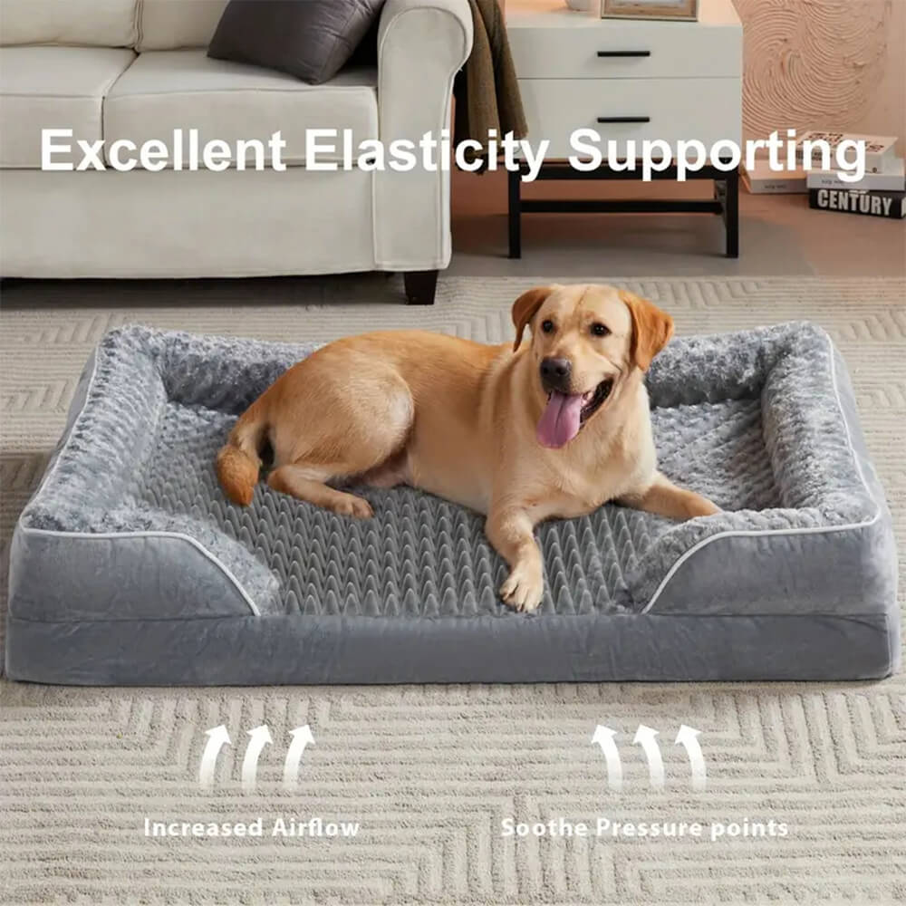 Detachable Water-Repellent Full Surround Support Orthopedic Dog Bed - Image 4