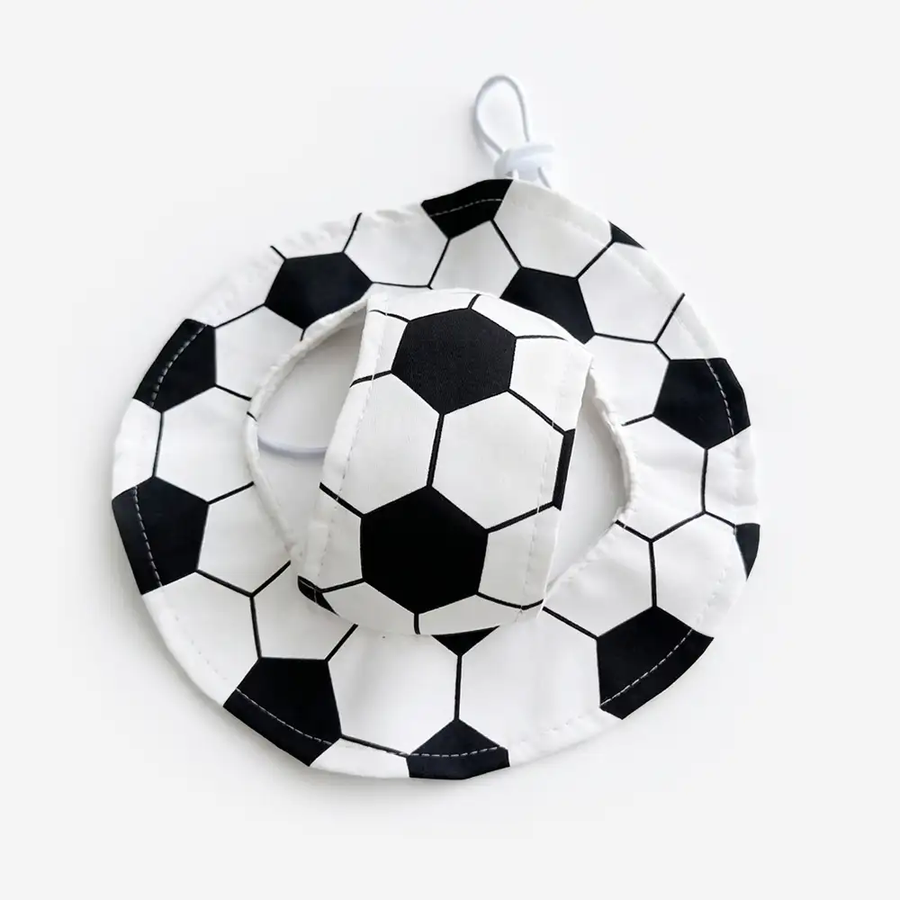 Football Pattern Pet Hat - Image 6