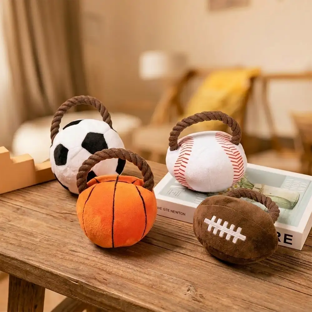 Fun Balls Dog Rope Chew Toy - Image 4