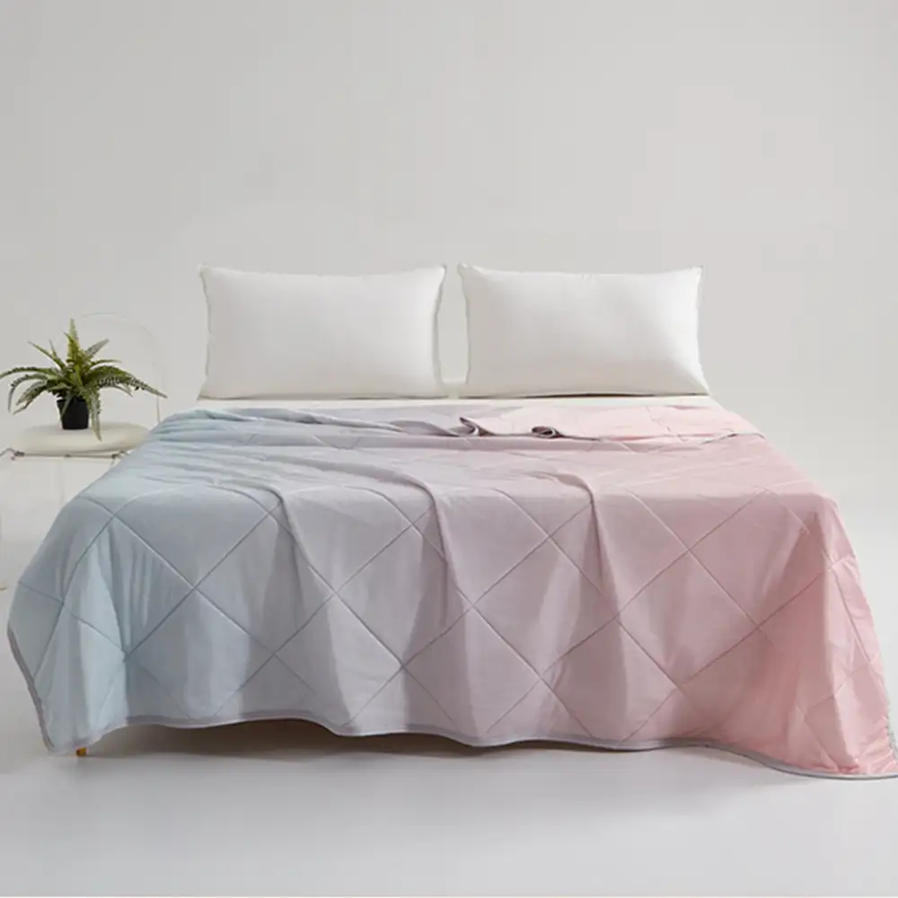 Gradient Series Cooling Ice Silk Skin-Friendly Blanket with Double Sided Cold Effect - Image 7