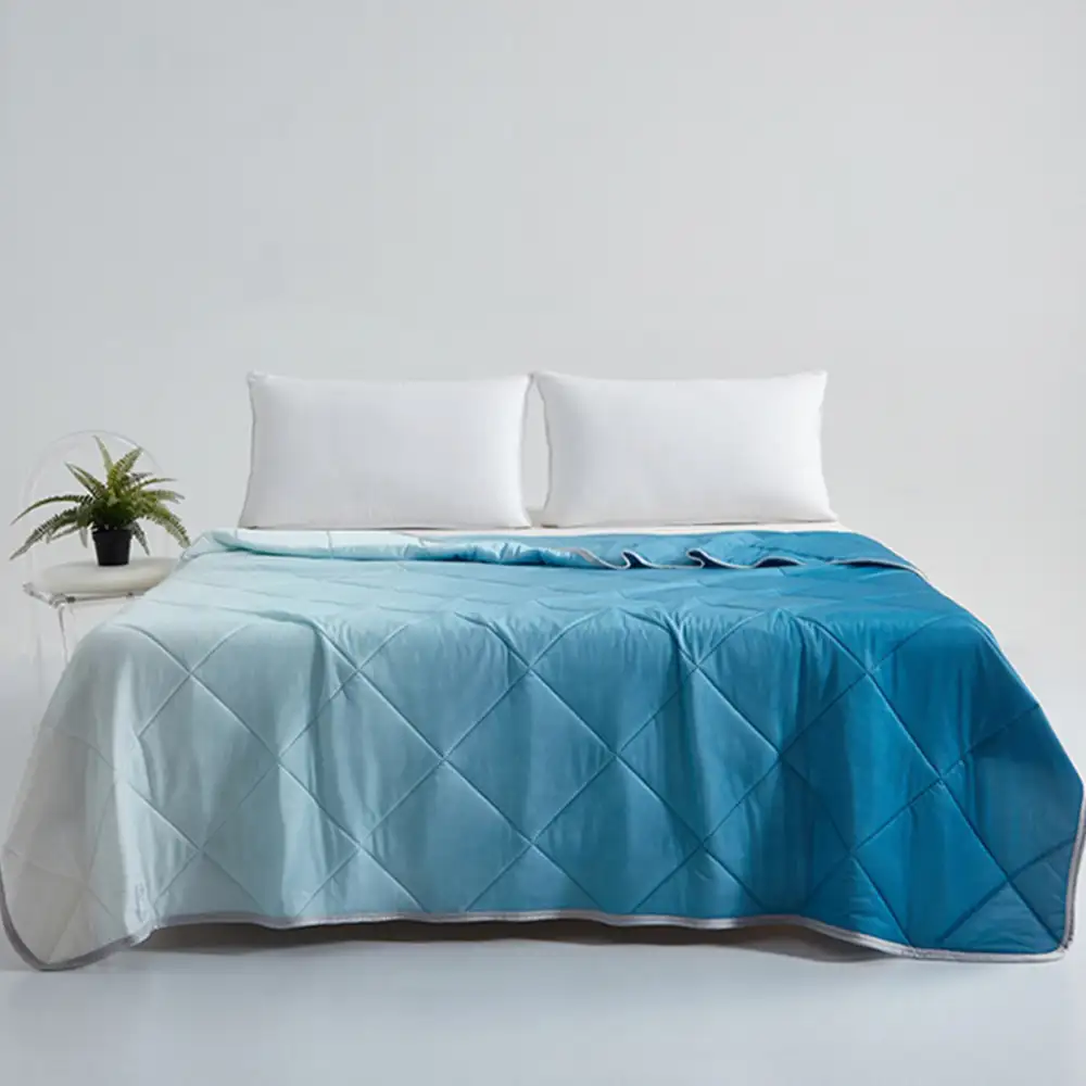 Gradient Series Cooling Ice Silk Skin-Friendly Blanket with Double Sided Cold Effect - Image 8