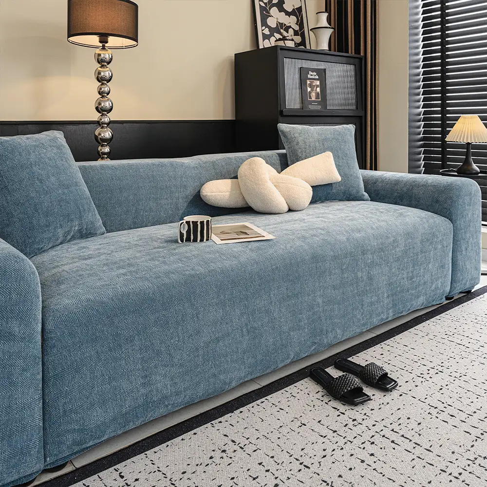 Herringbone Full Coverage Comfortable Scratch-Resistant ArmChair Sofa Protection Couch Cover - Image 19