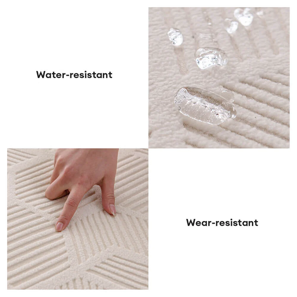 Honeycomb Pattern Water-resistant Stretch Full-Cover Magic Outdoor Couch Cover - Image 5