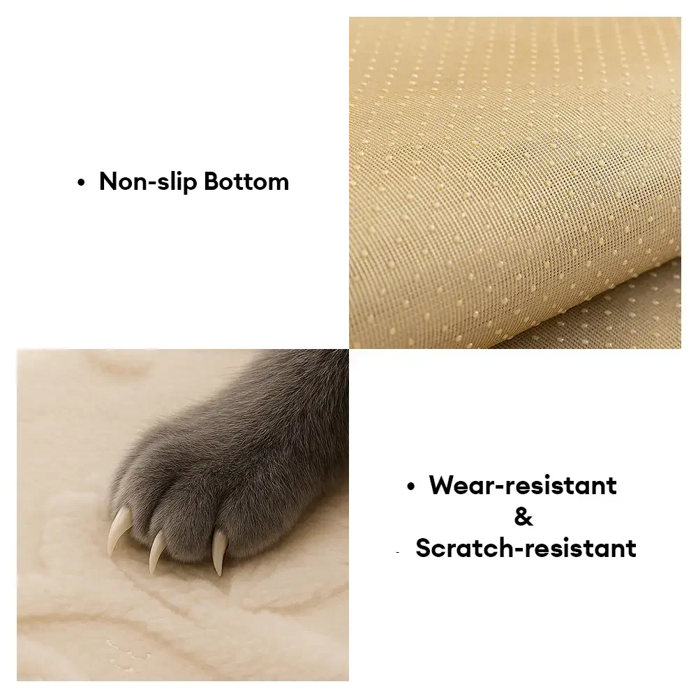 Jacquard Plush Comfortable Scratch-Resistant Non-Slip Couch Cover - Image 9