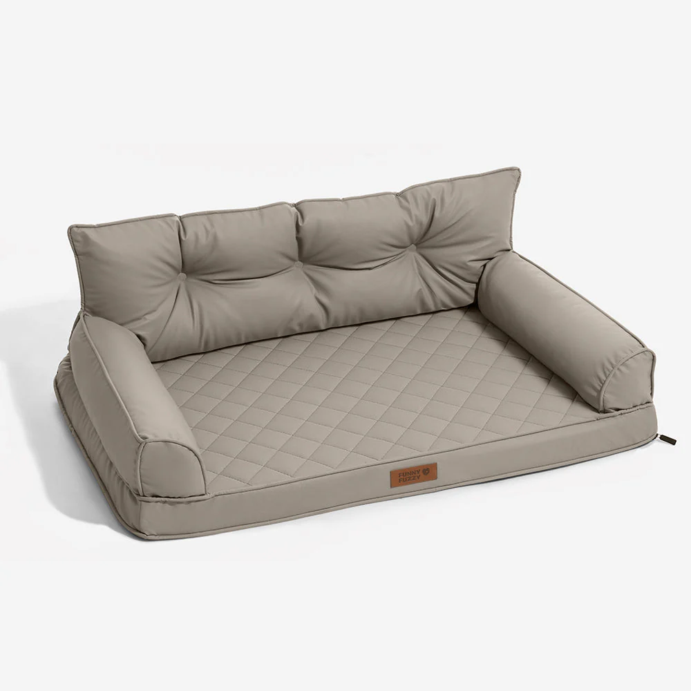 Luxe Faux Leather Foldable Orthopedic Large Dog Bed - CoreLounge - Image 16