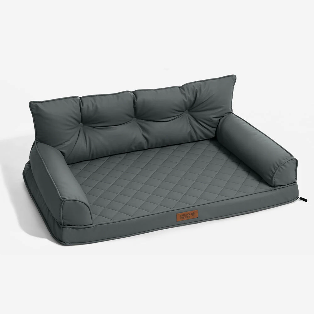 Luxe Faux Leather Foldable Orthopedic Large Dog Bed - CoreLounge - Image 17