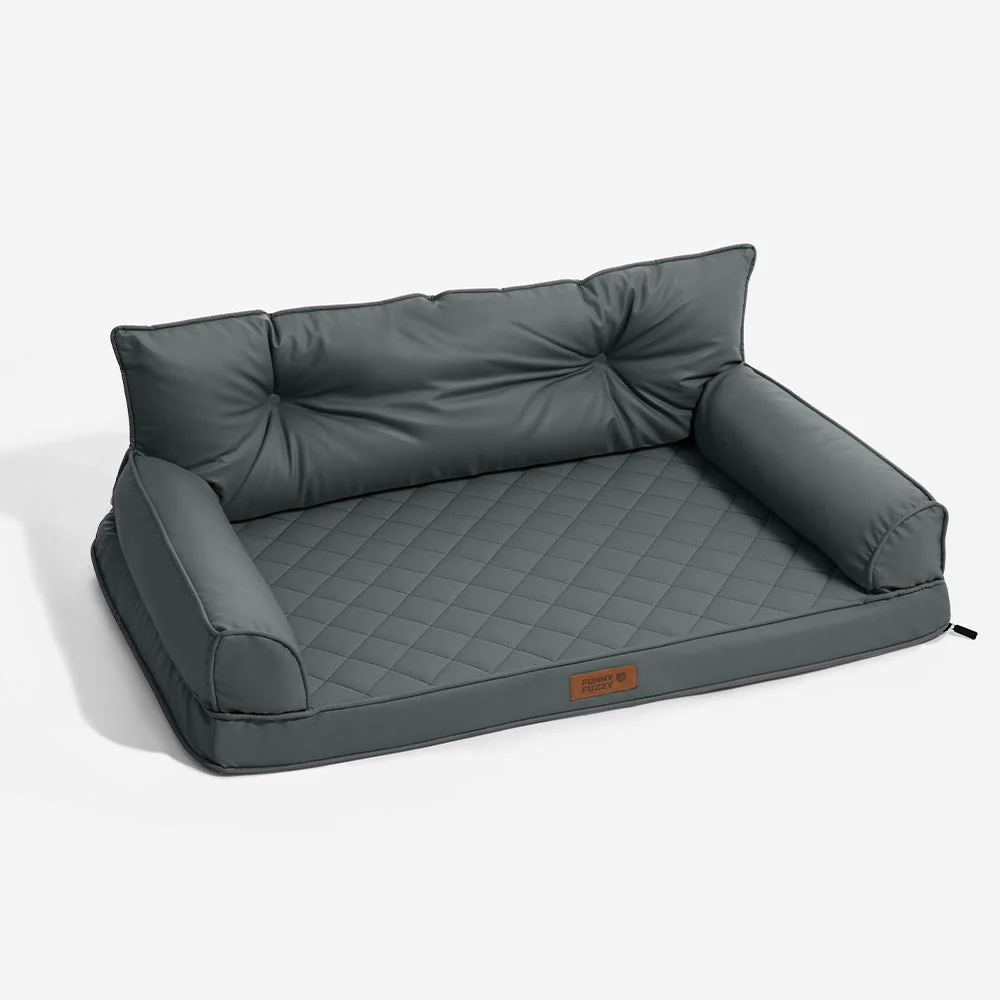 Luxe Faux Leather Foldable Orthopedic Large Dog Bed - CoreLounge - Image 20