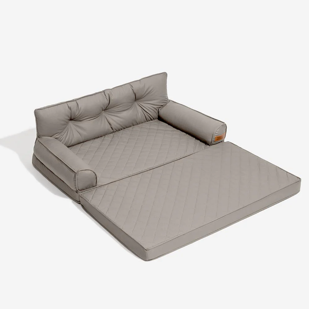 Luxe Faux Leather Foldable Orthopedic Large Dog Bed - CoreLounge - Image 24