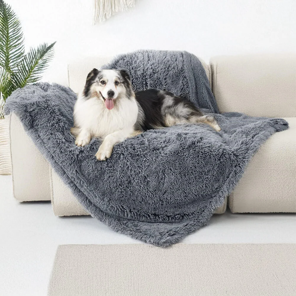 Luxurious Waterproof Plush Warm Multi-Purpose Home Dog Blanket - Image 9