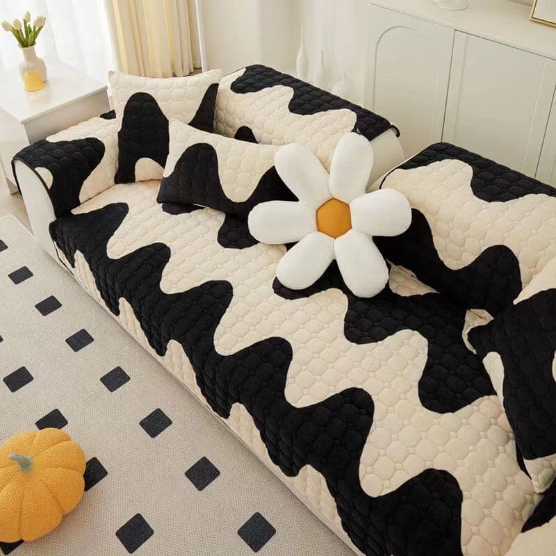 Milk Velvet Sofa Cover Furniture Non-slip Protection Couch Cover - Image 7