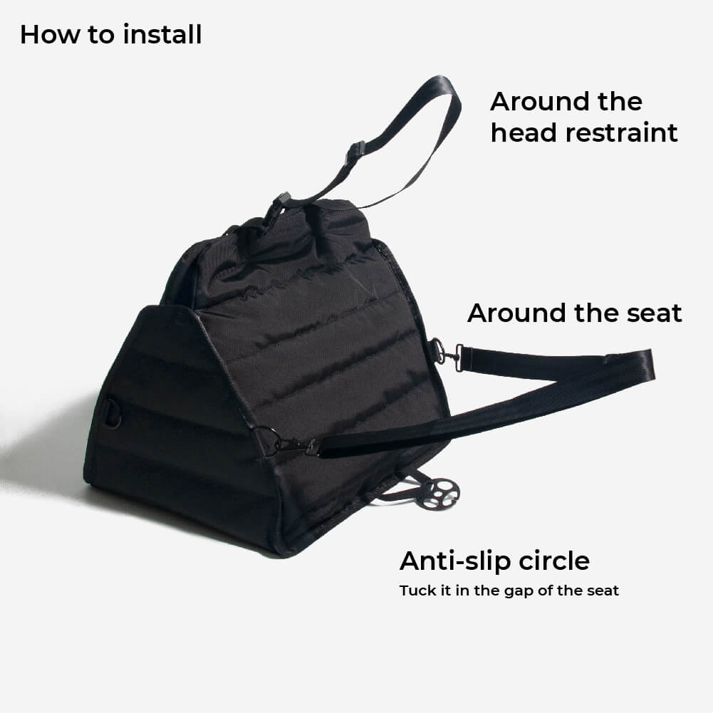 Multifunction Dog Car Seat Carrier - Triangle - Image 4