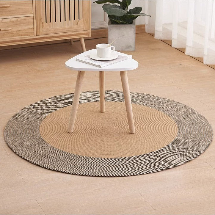 Nordic Handwoven Durable Cat Scratch Mat Rug with Fringe - Image 7