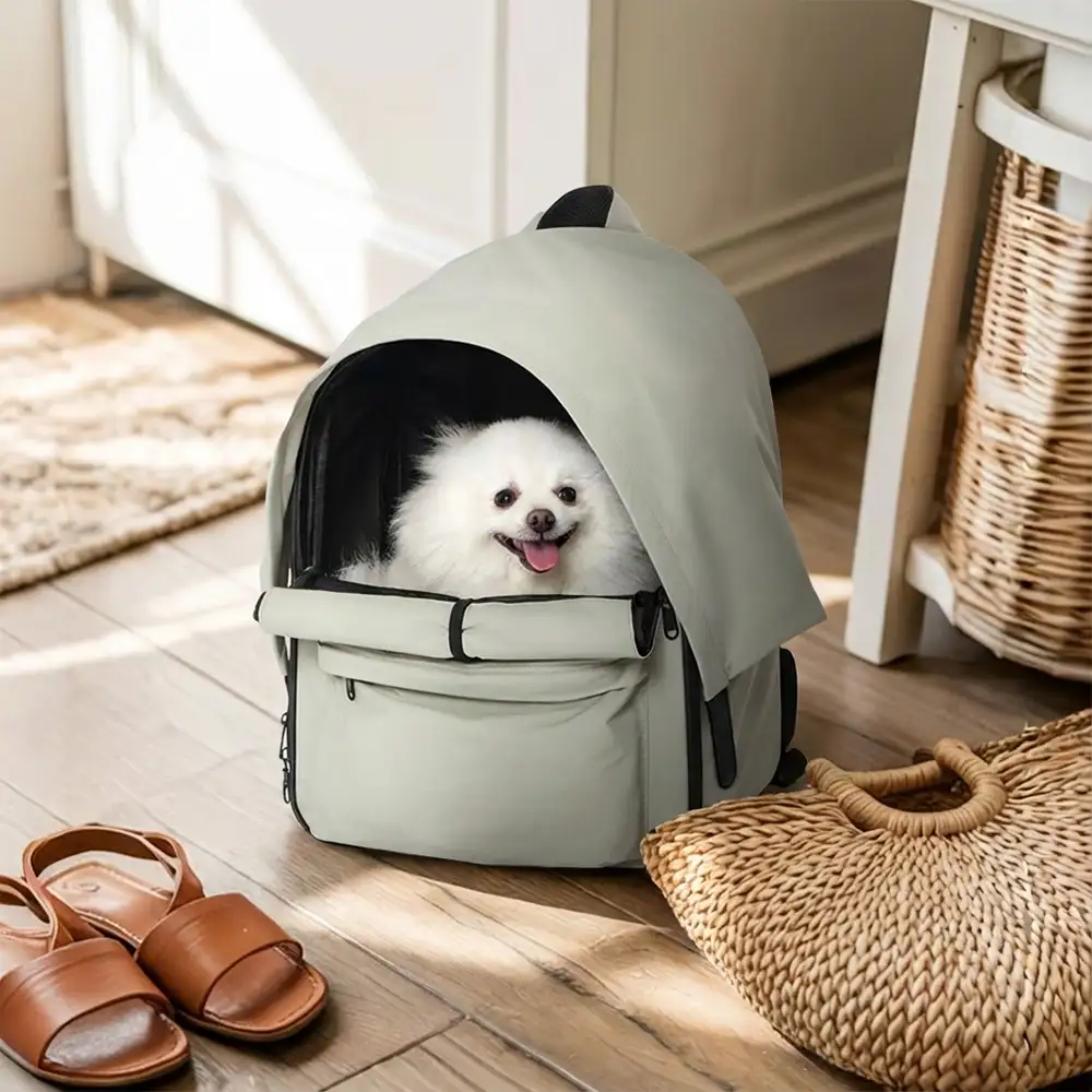 Outdoor Travel Expandable Breathable Cat Carrier Backpack with Sunshade - Image 19