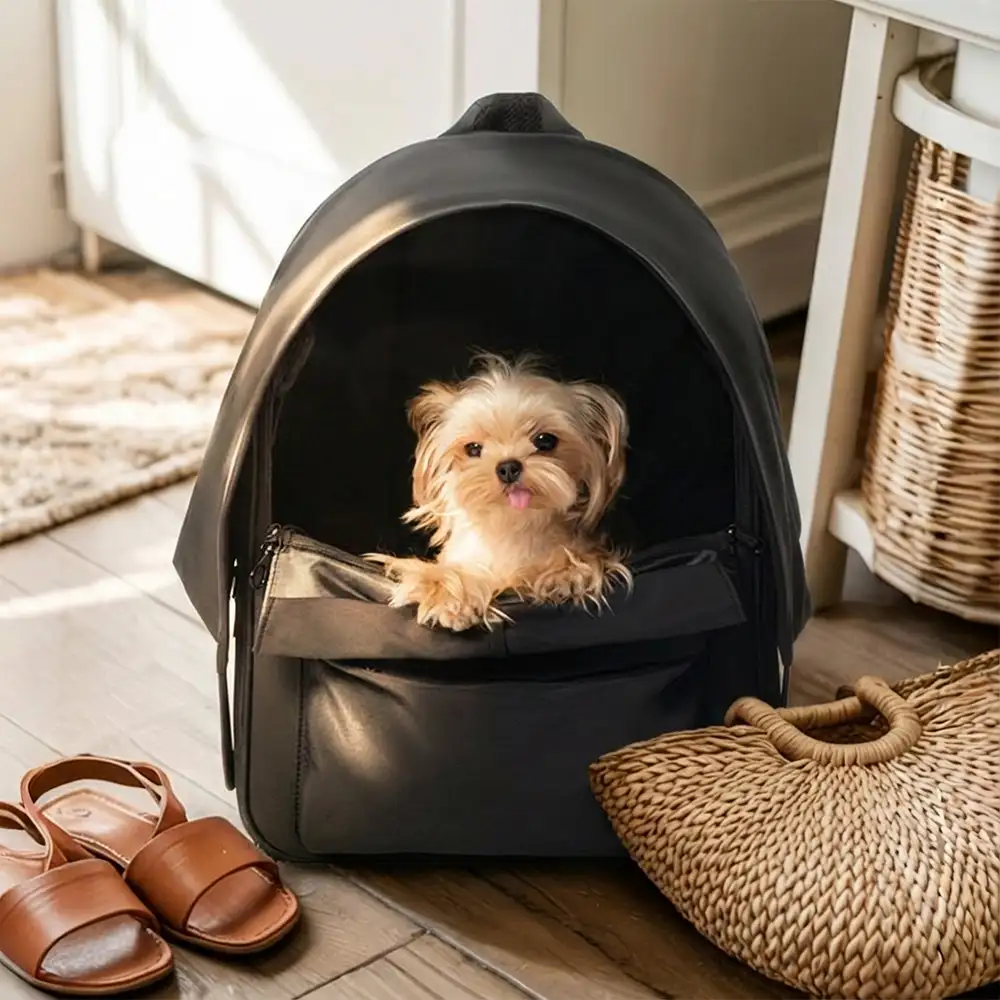 Outdoor Travel Expandable Breathable Cat Carrier Backpack with Sunshade - Image 20