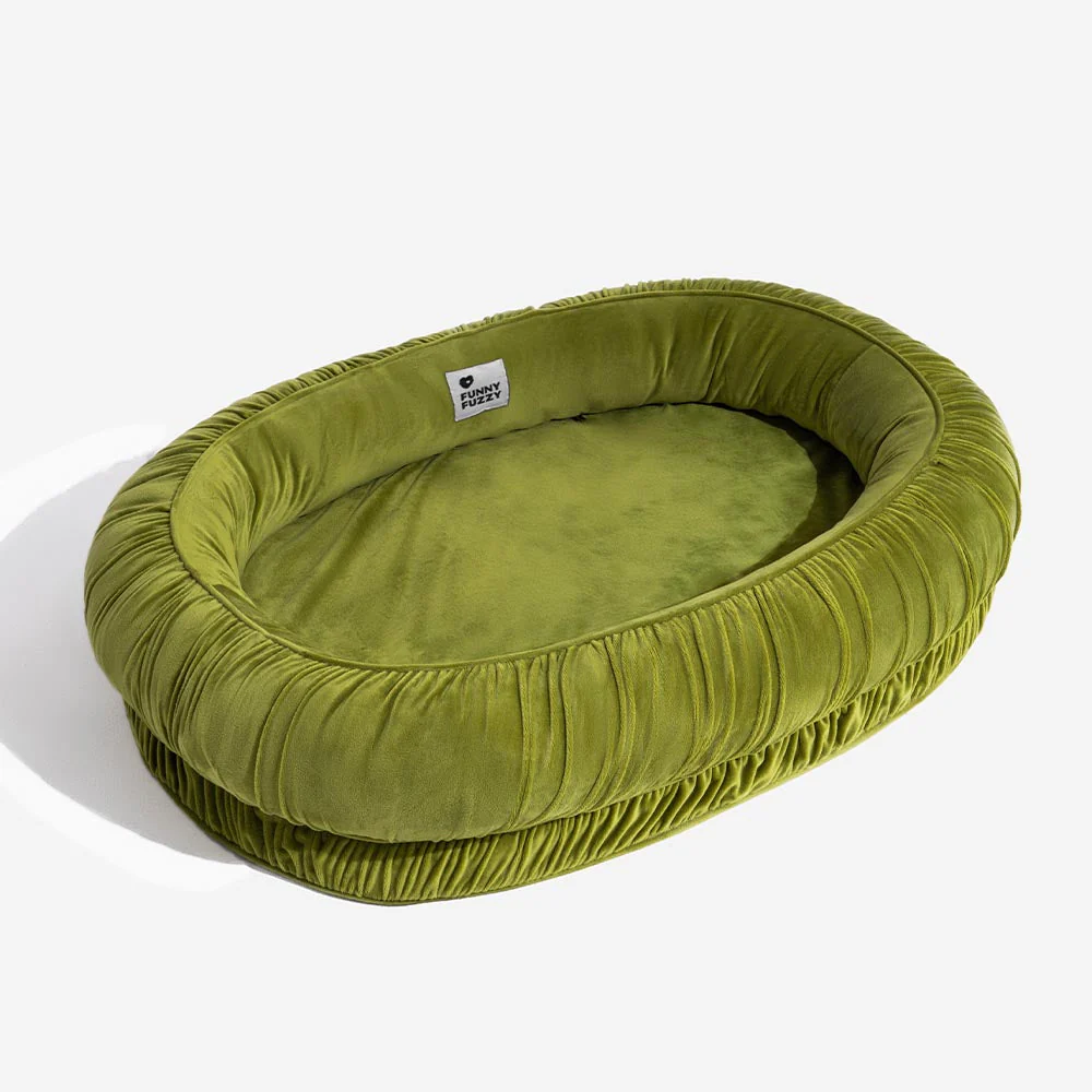 Oval Orthopedic Support Cozy Sleeping Detachable Dog & Cat Bed - Image 12
