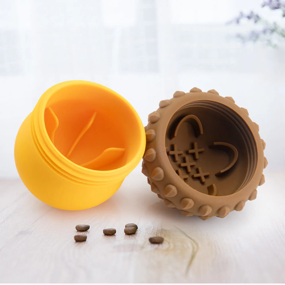 Pinecone Shape Interactive Leaking Food Ball Slow Feeder Dog Toy - Image 4
